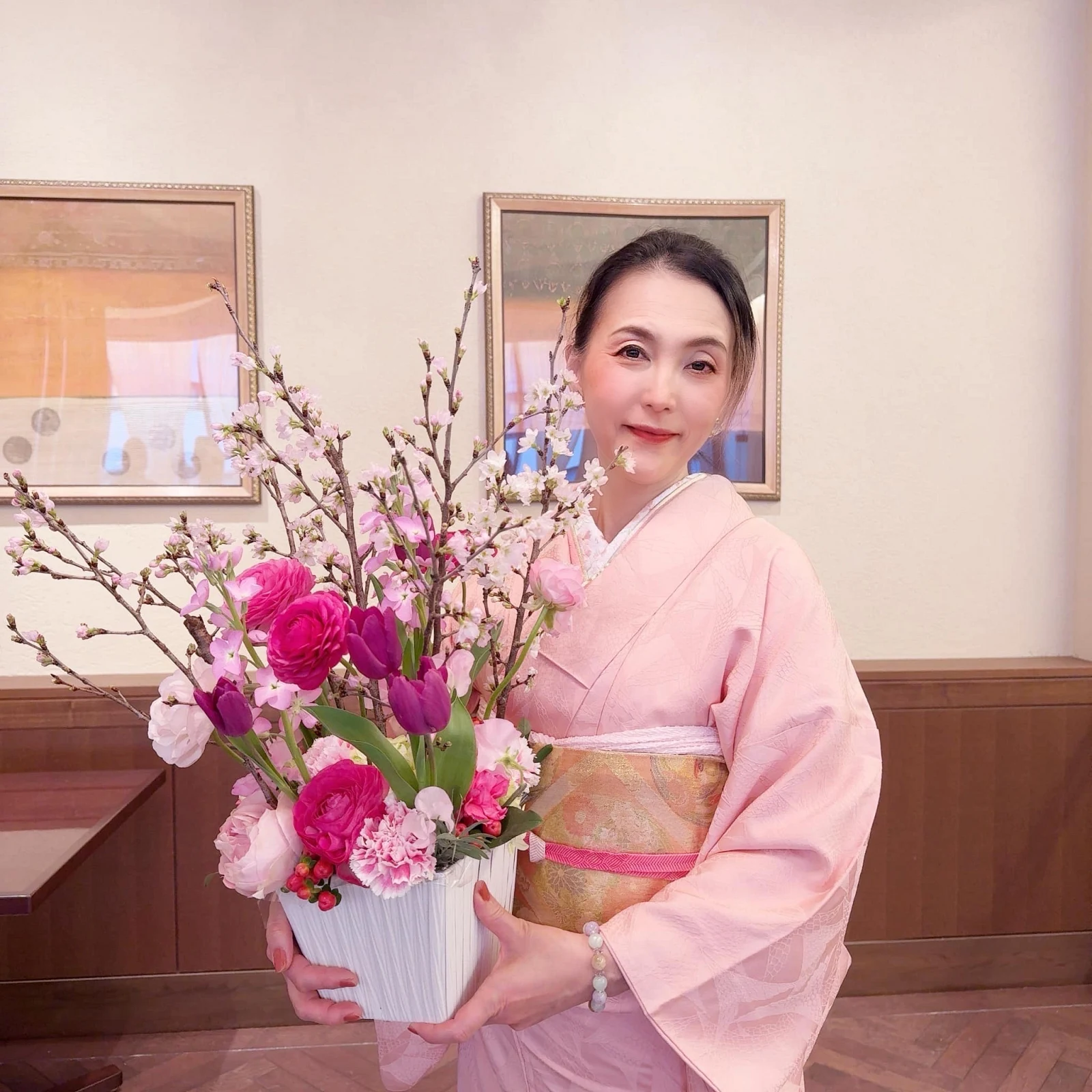 Portrait of Saya, in kimono