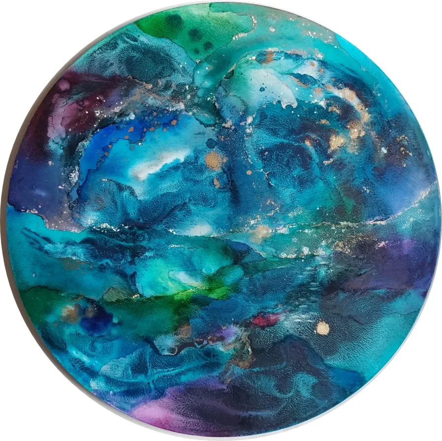 “Blue Lagoon” by Saya