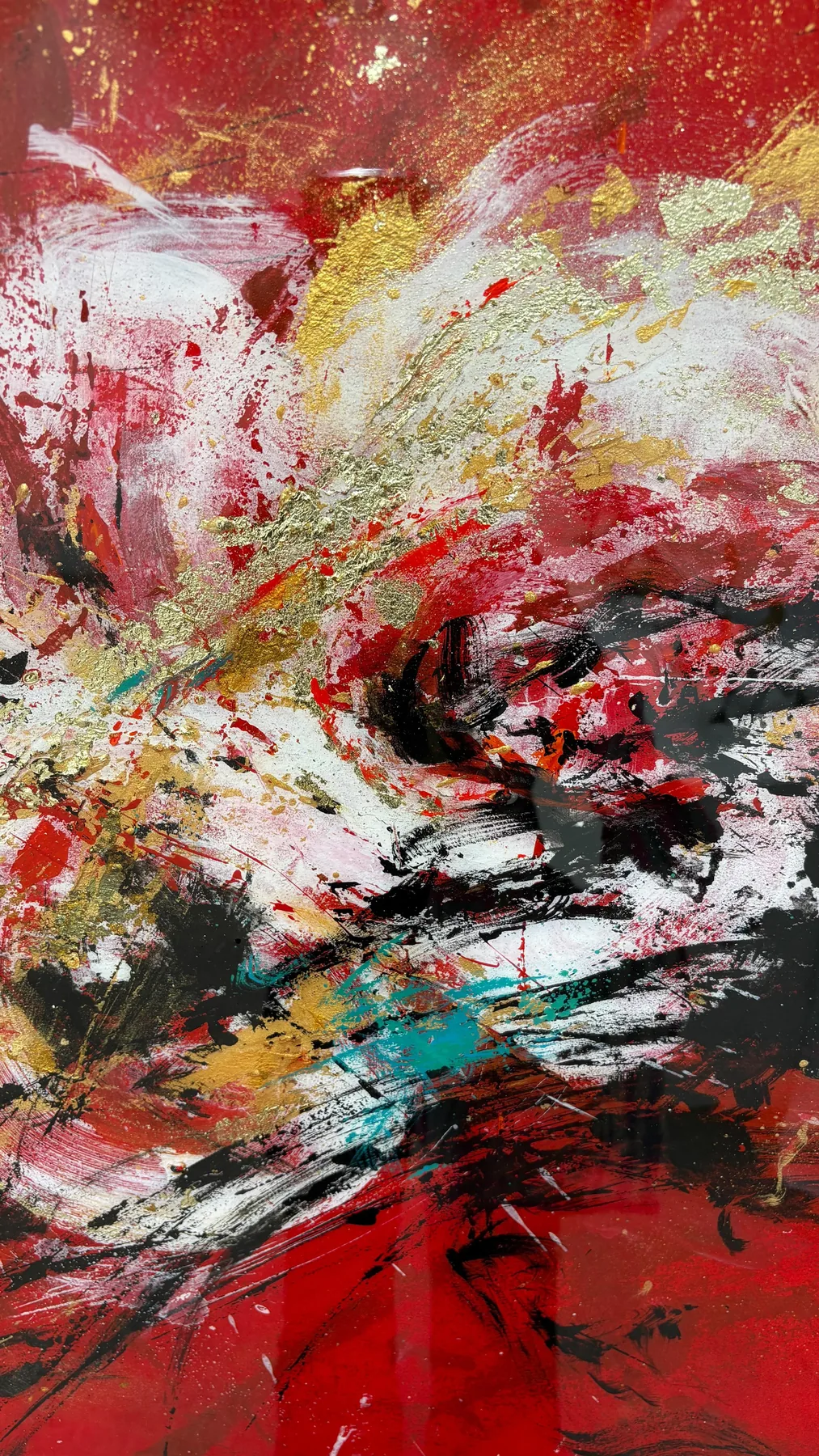 “LIVE” by Saya — Mixed media, 2026